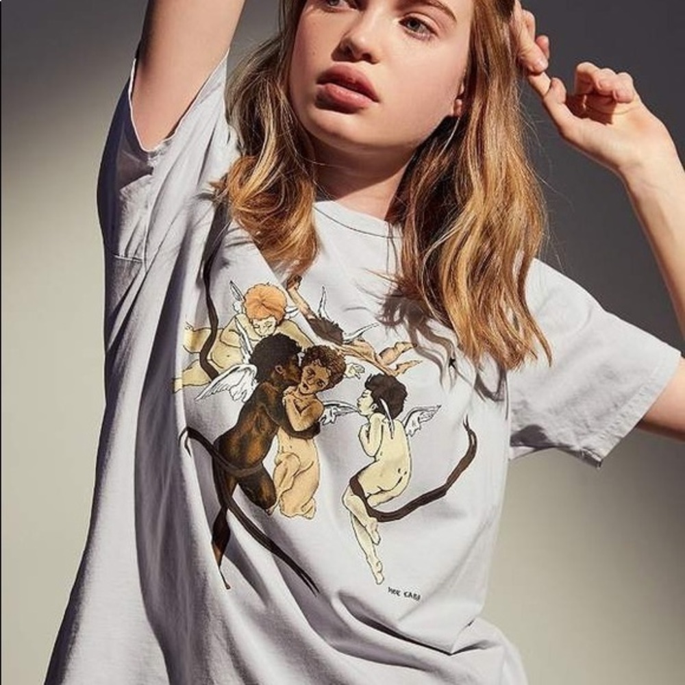 Urban Outfitters Hot Lava Cherub Tee Women’s Extra Small - Picture 6 of 6